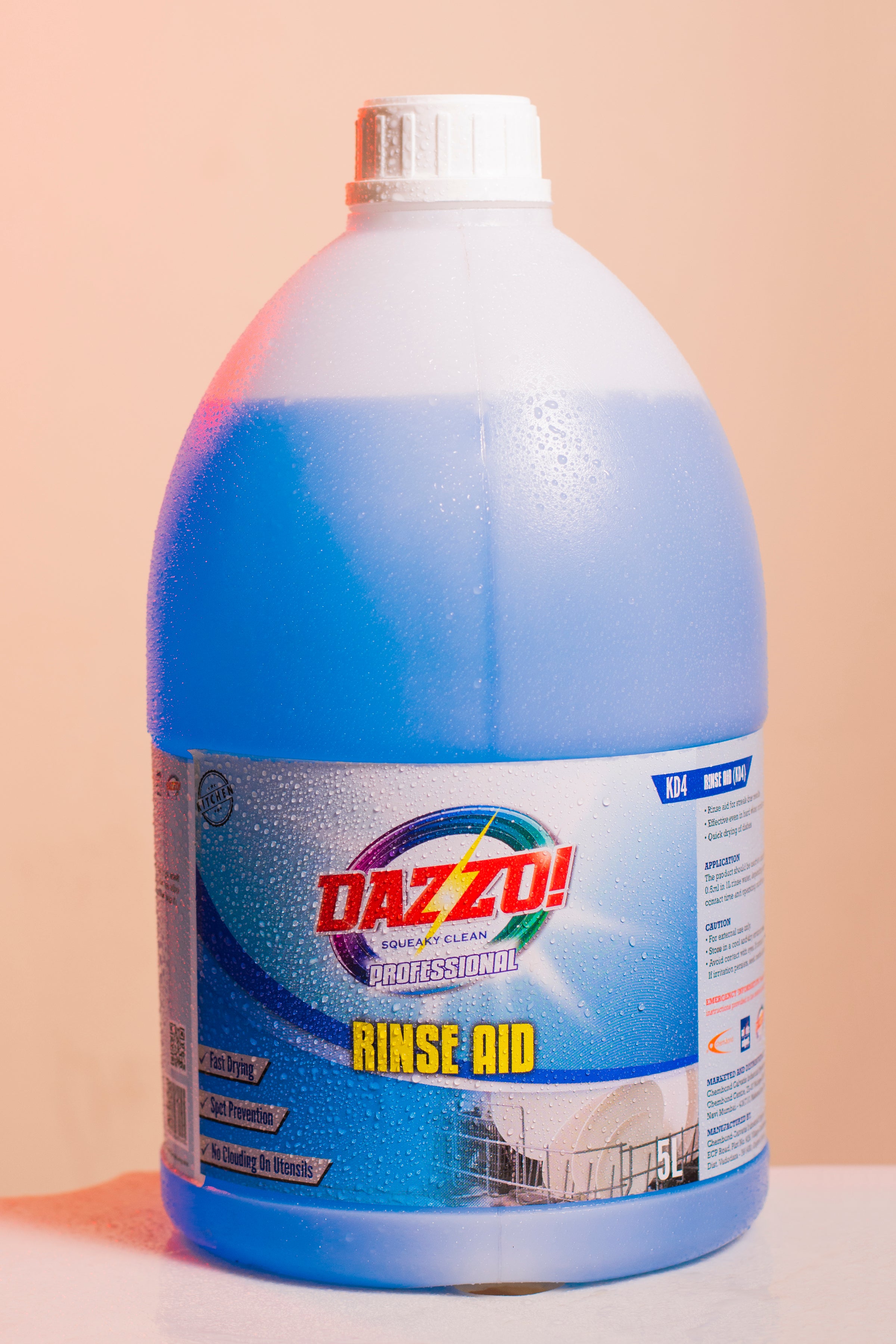 Dazzo! Professional Rinse Aid 5L Pack