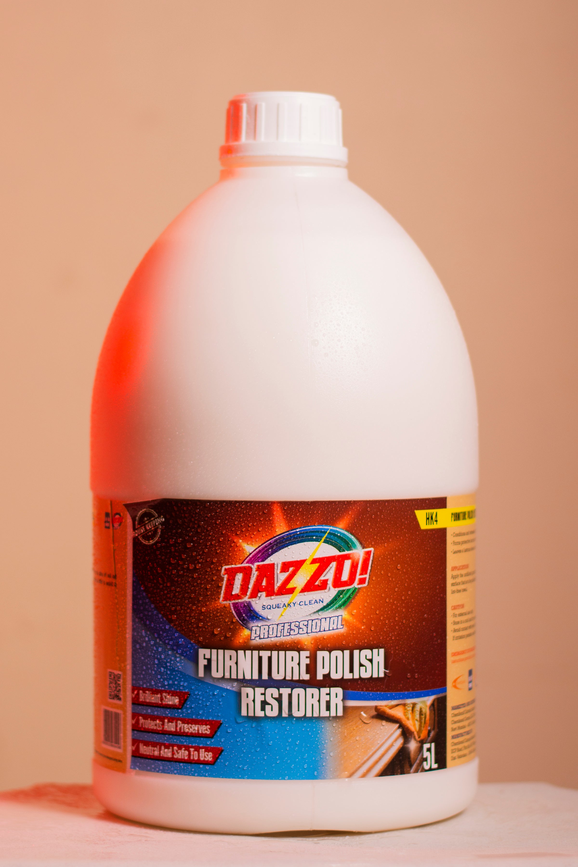 Dazzo! Professional Furniture Polish Restorer 5L Pack