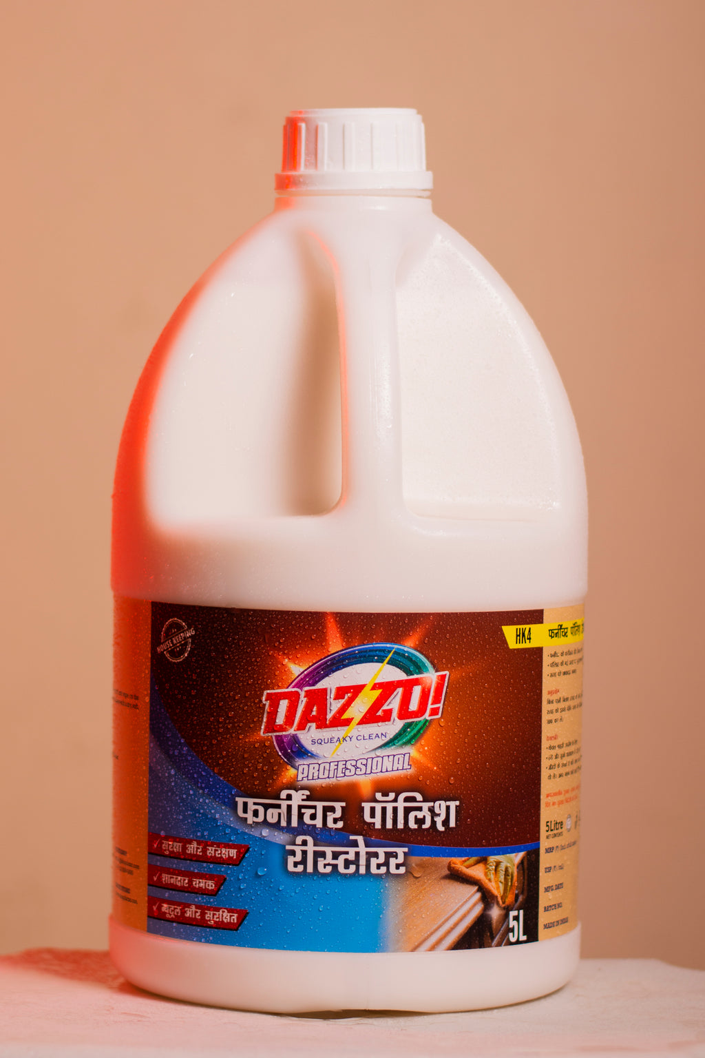 Dazzo! Professional Furniture Polish Restorer 5L Pack