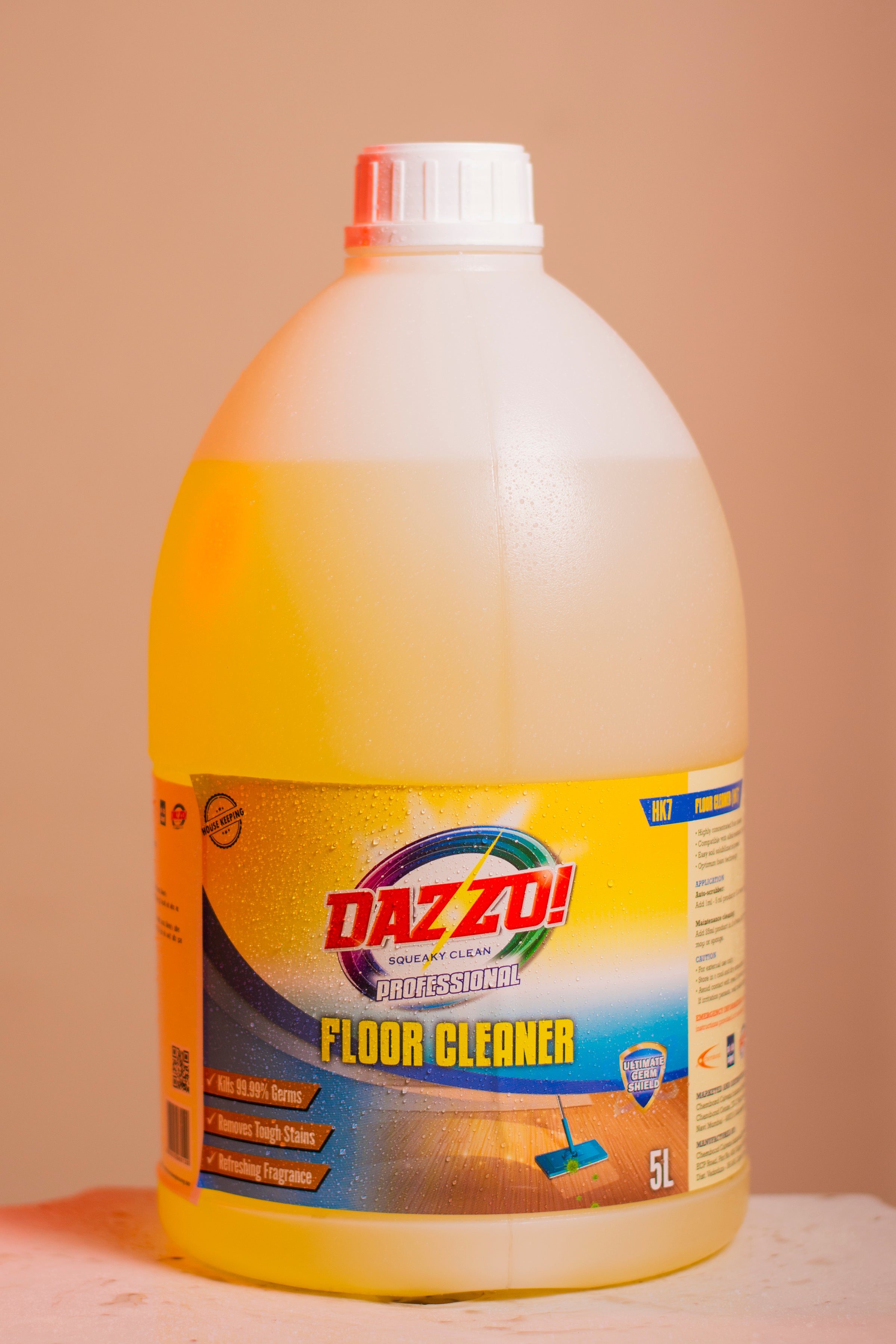 Dazzo! Professional Floor Cleaner 5L Pack