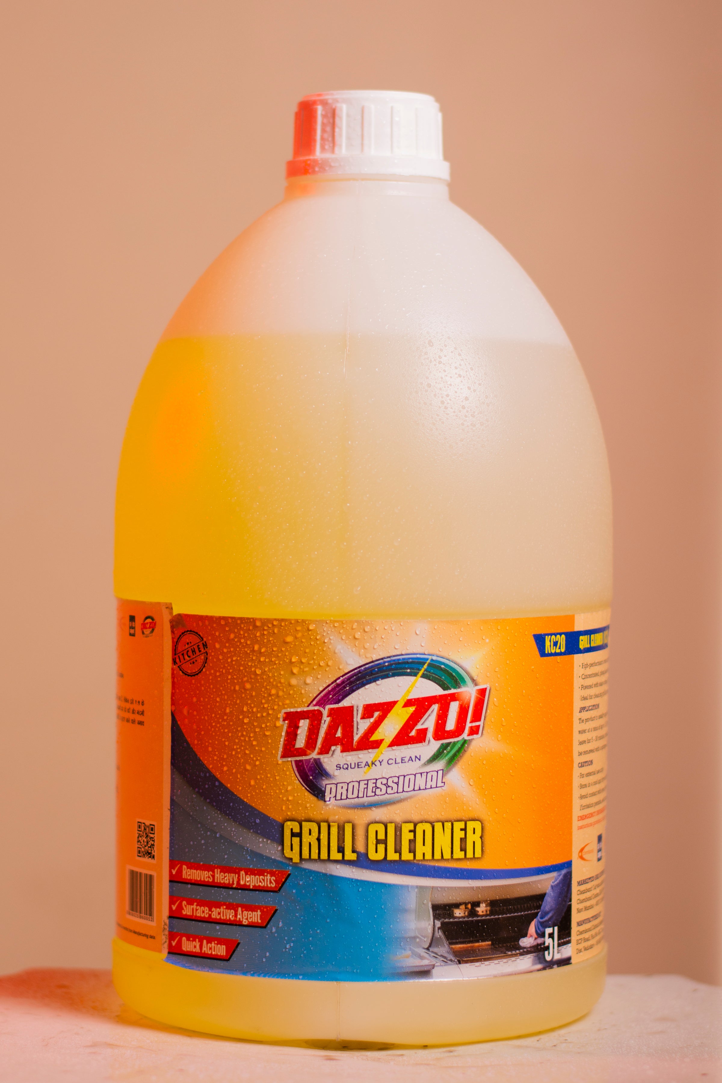 Dazzo! Professional Grill Cleaner 5L Pack