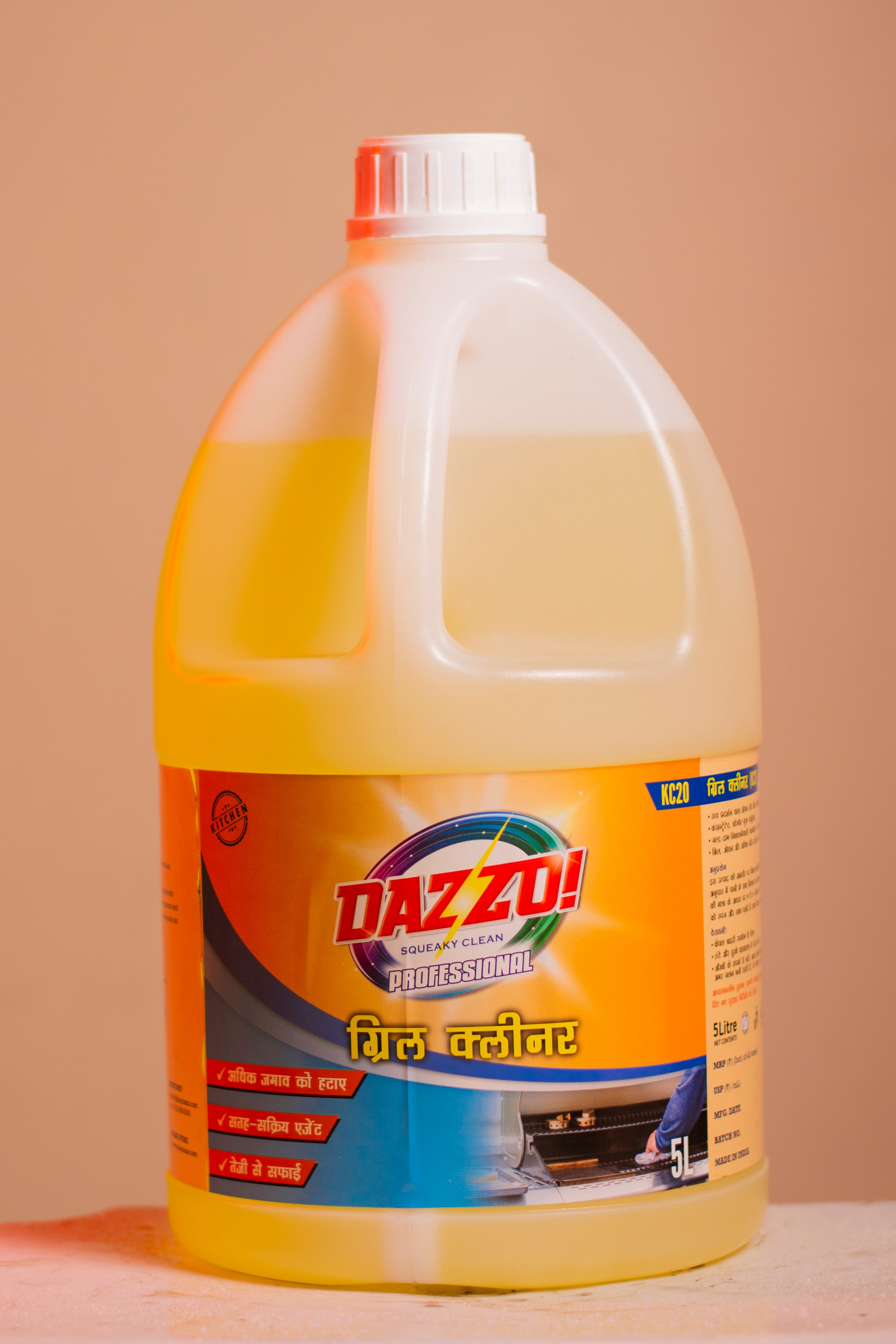 Dazzo! Professional Grill Cleaner 5L Pack