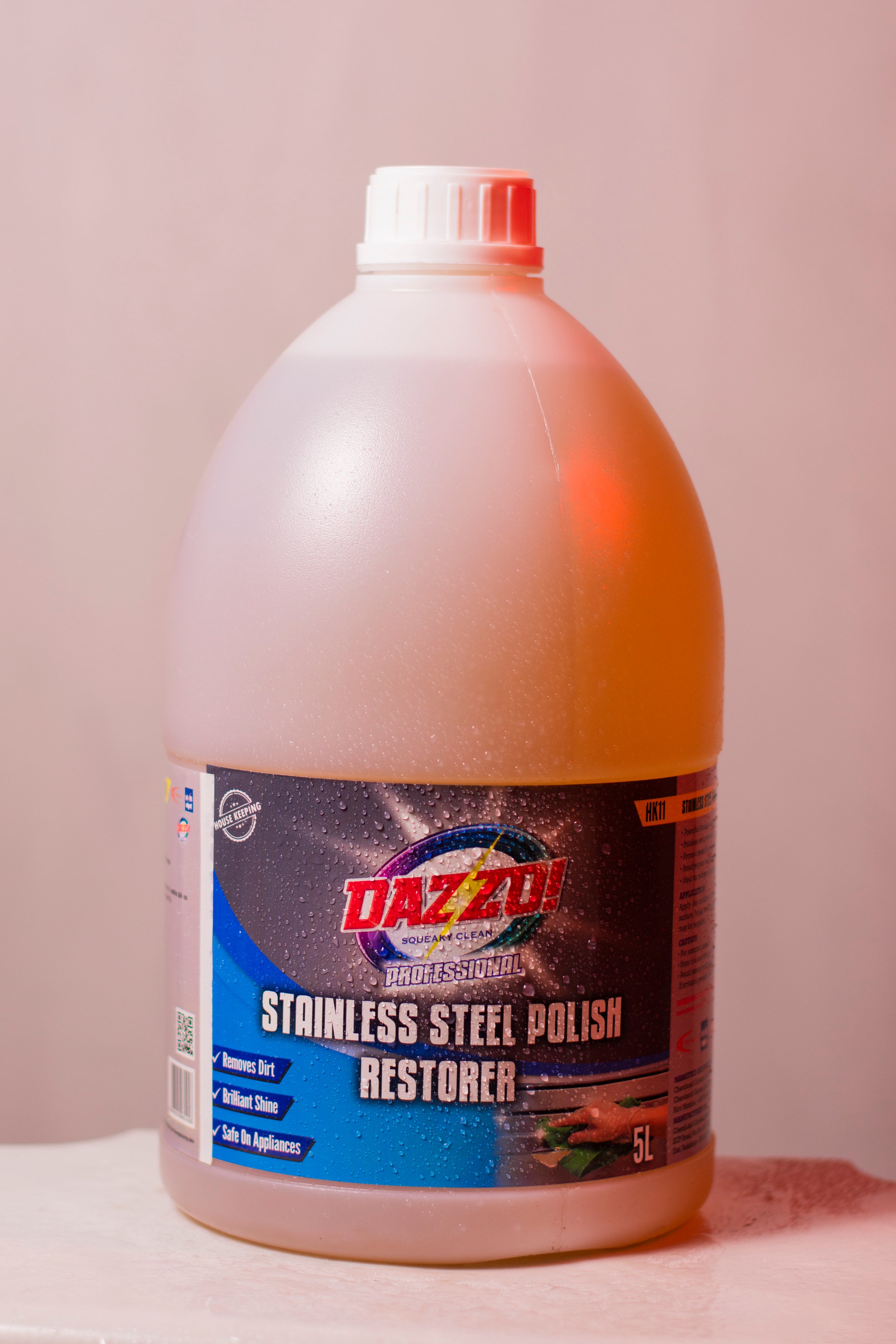 Dazzo! Professional Stainless Steel Polish Restorer 5L Pack