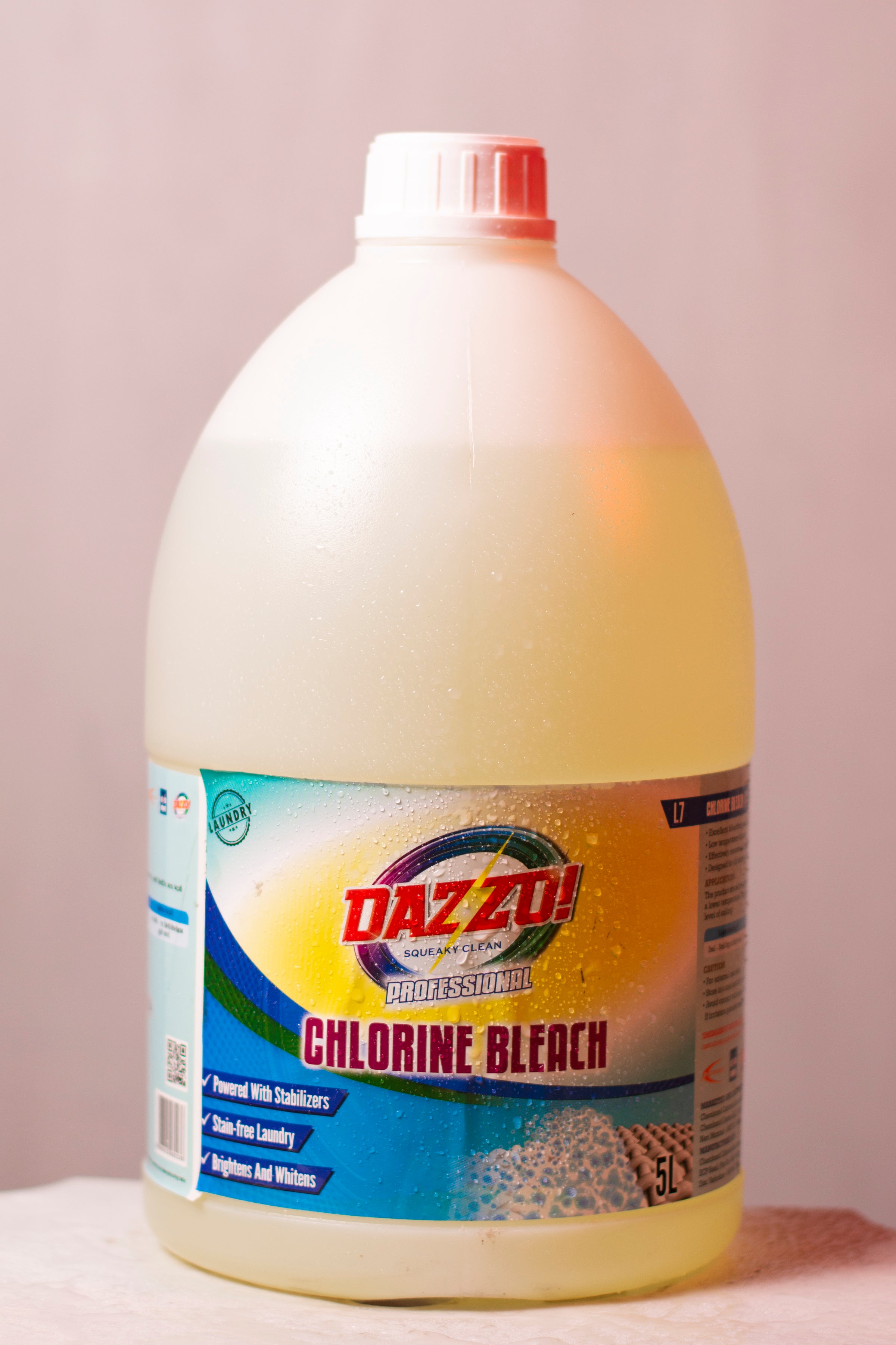 Dazzo! Professional Chlorine Bleach 5L Pack