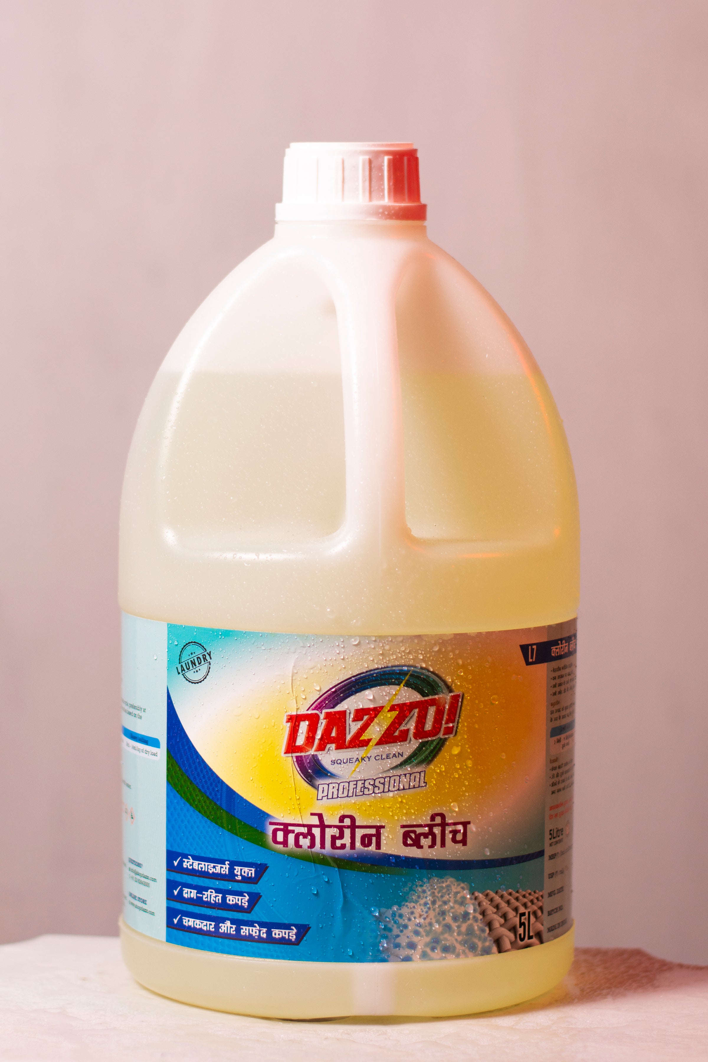 Dazzo! Professional Chlorine Bleach 5L Pack