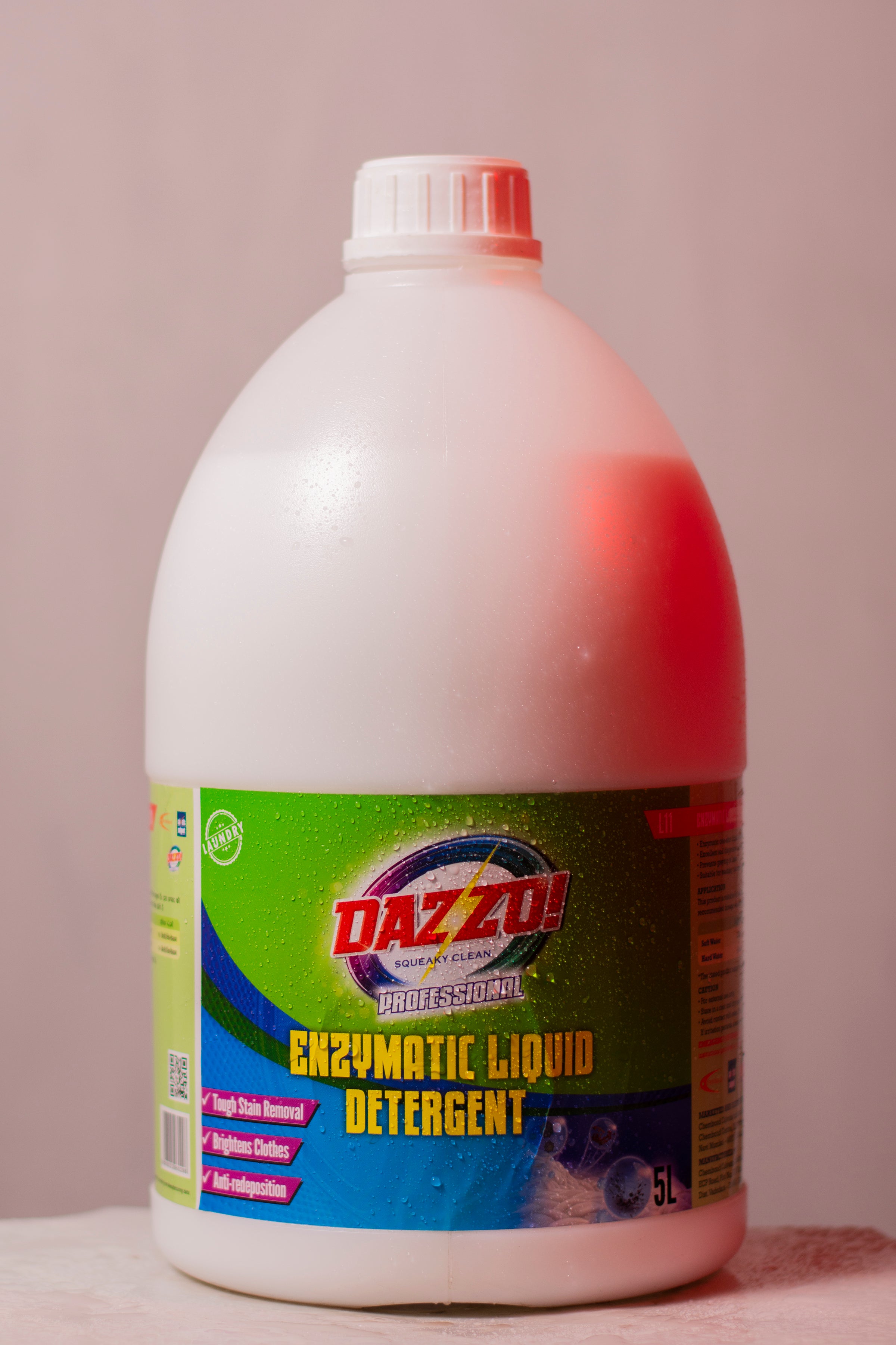 Dazzo! Professional Enzymatic Liquid Detergent 5L Pack