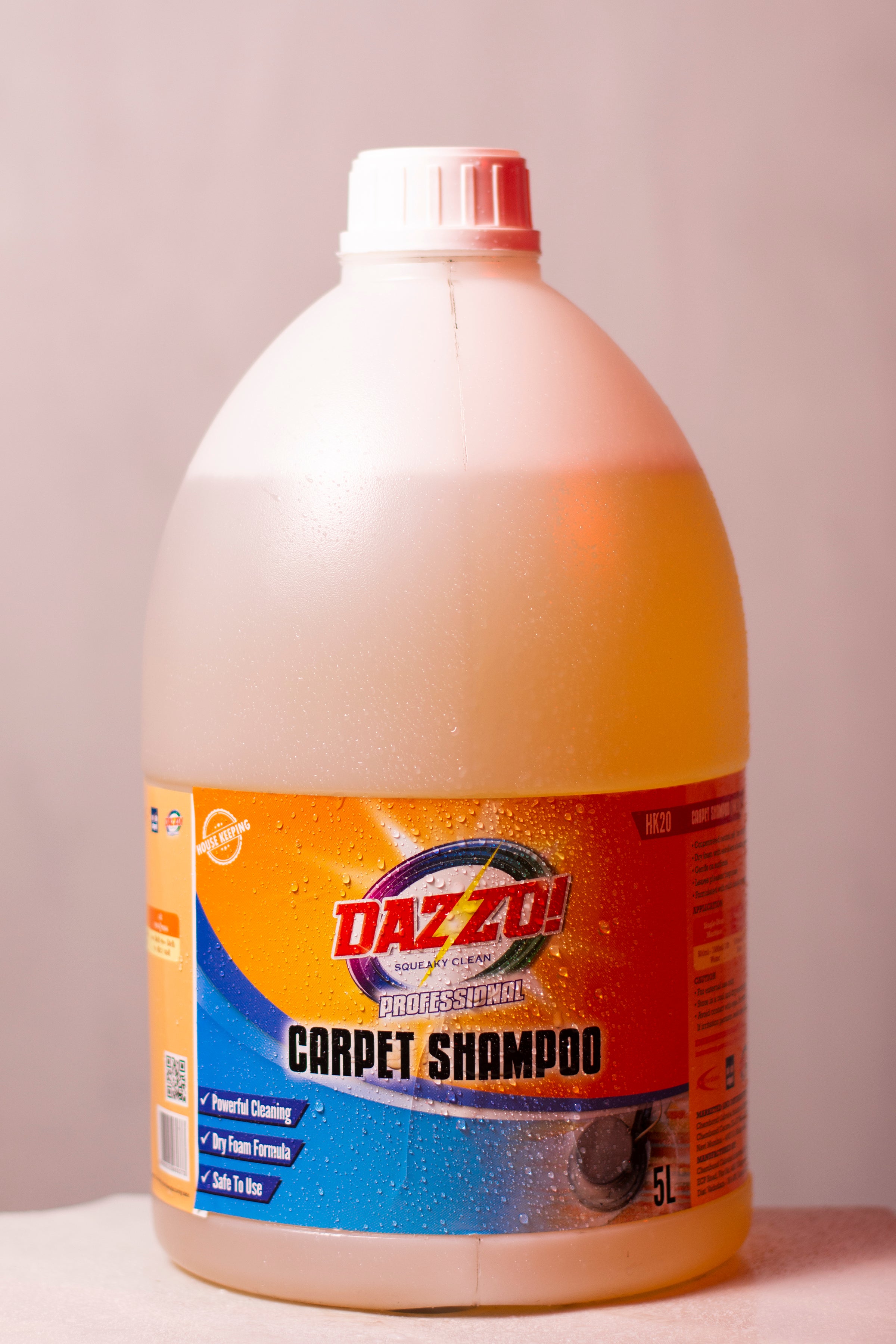 Dazzo! Professional Carpet Shampoo 5L Pack