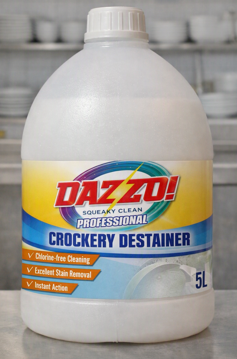 Dazzo! Professional Crockery Destainer 5L Pack