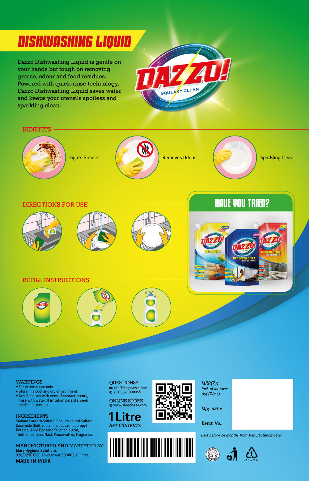 Dazzo Liquid Dishsoap
