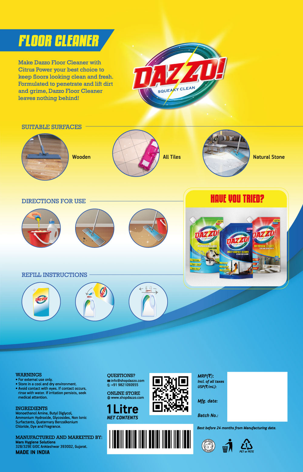 Dazzo Floor Cleaner