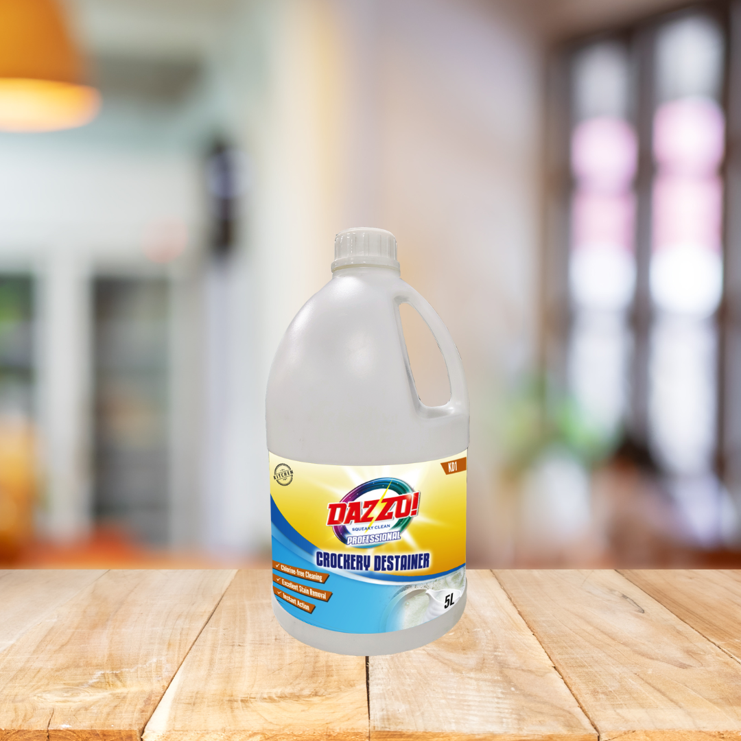 Dazzo! Professional Crockery Destainer 5L Pack