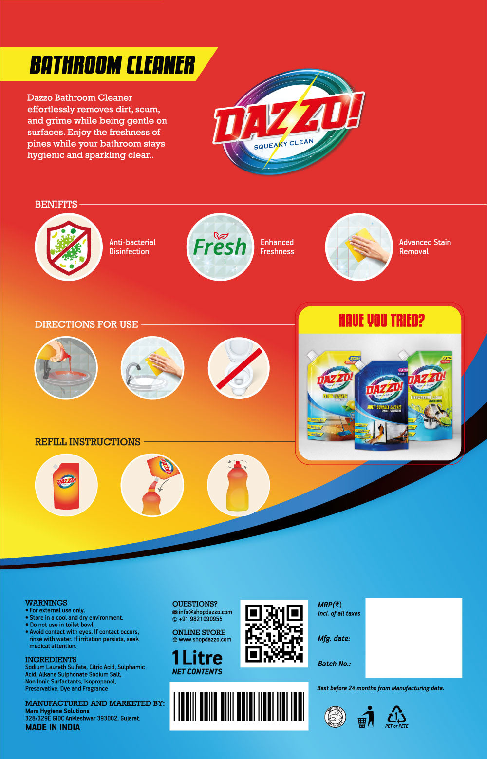 Dazzo Bathroom Cleaner